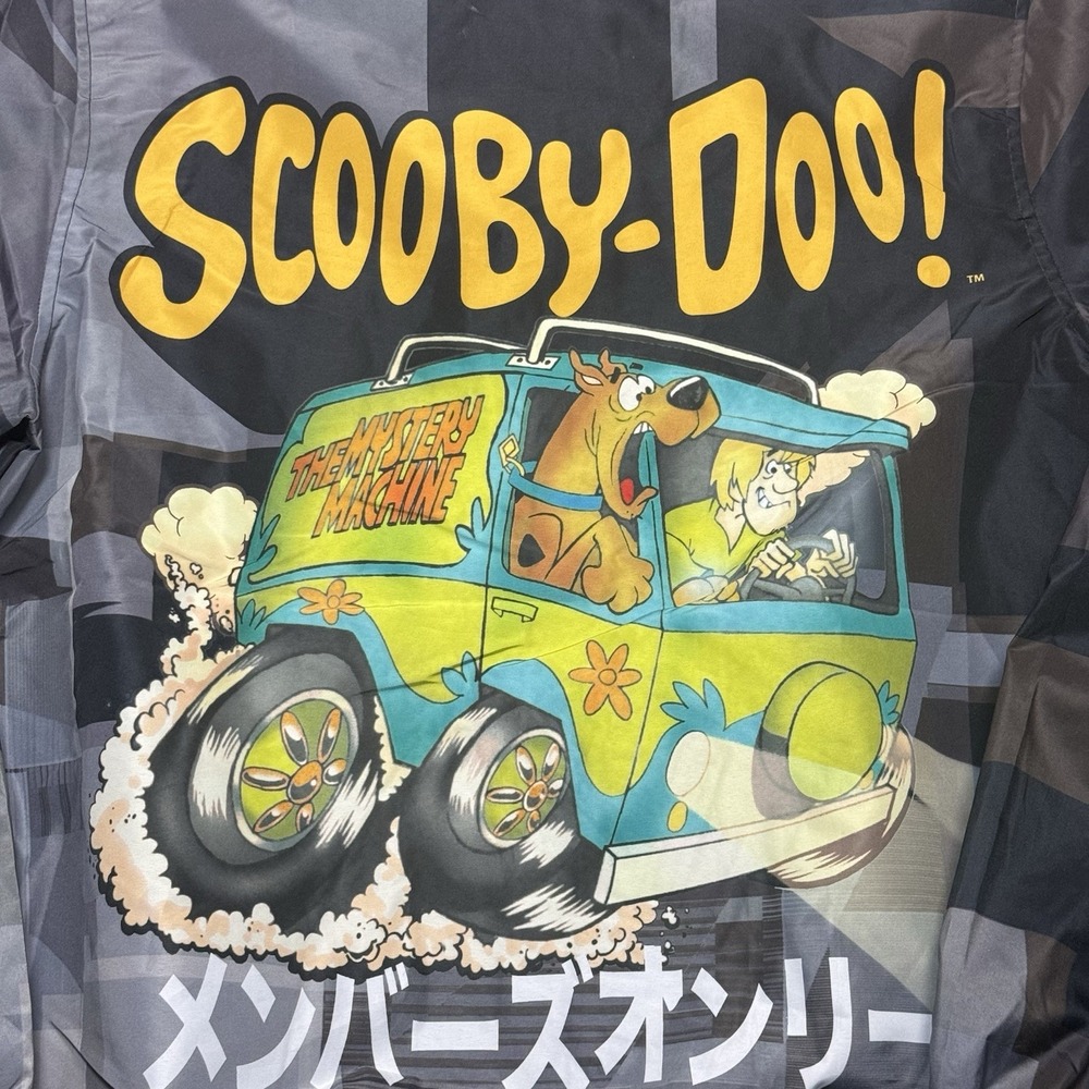 Members Only Jacket Mens M Scooby Doo Shaggy Mystery Machine Windbreaker NEW - Picture 6 of 10